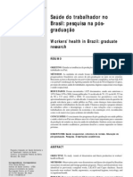 Teses e Dissertações Saude Do Trabalhador Artigo