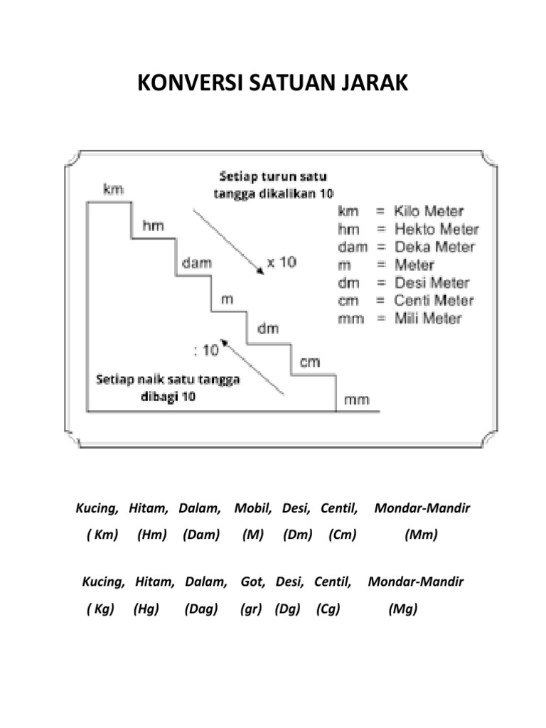 Satuan Jarak Pdf