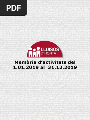 Memòria 2019