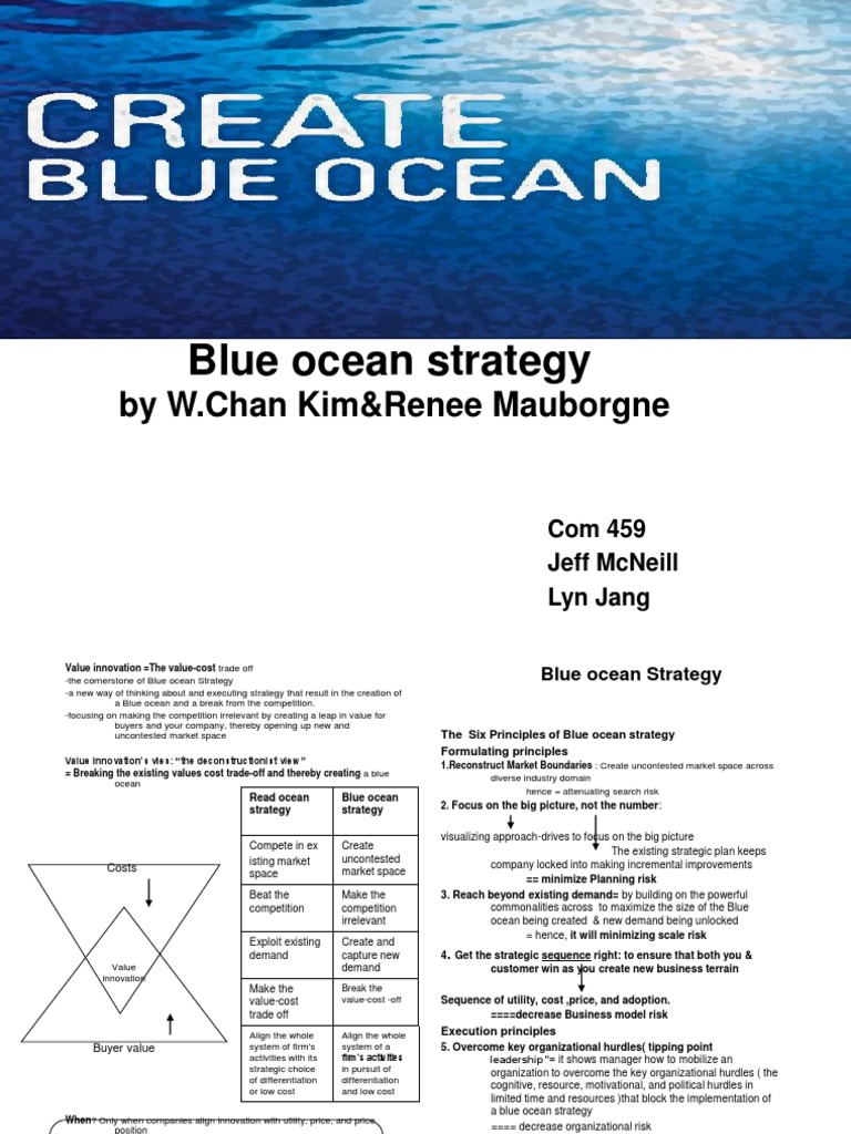 Blue Ocean Strategy: Value Innovation Guide | PDF | Business