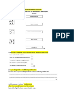 Particles and States of Matter Questions