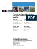 Analysis of Photovoltaic System PDF