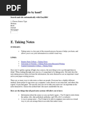 The Cornell note-taking method