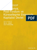 Bob Jessop - Hegemonya Post-Fordizm Ve K PDF