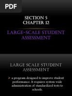 Large Scale Student Assessment