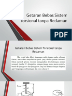 Getaran Bebas Sistem Torsional Tanpa Redaman