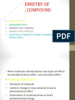 Photochemistry of Carbonyl Compounds: Primary Processes