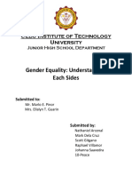 Thesis About Gender Equality (Not Finished)