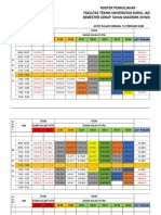 Roster Semester Genap 2019-2020