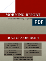 Morning Report Pediatric Department