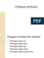 Karakterisasi Simplisia