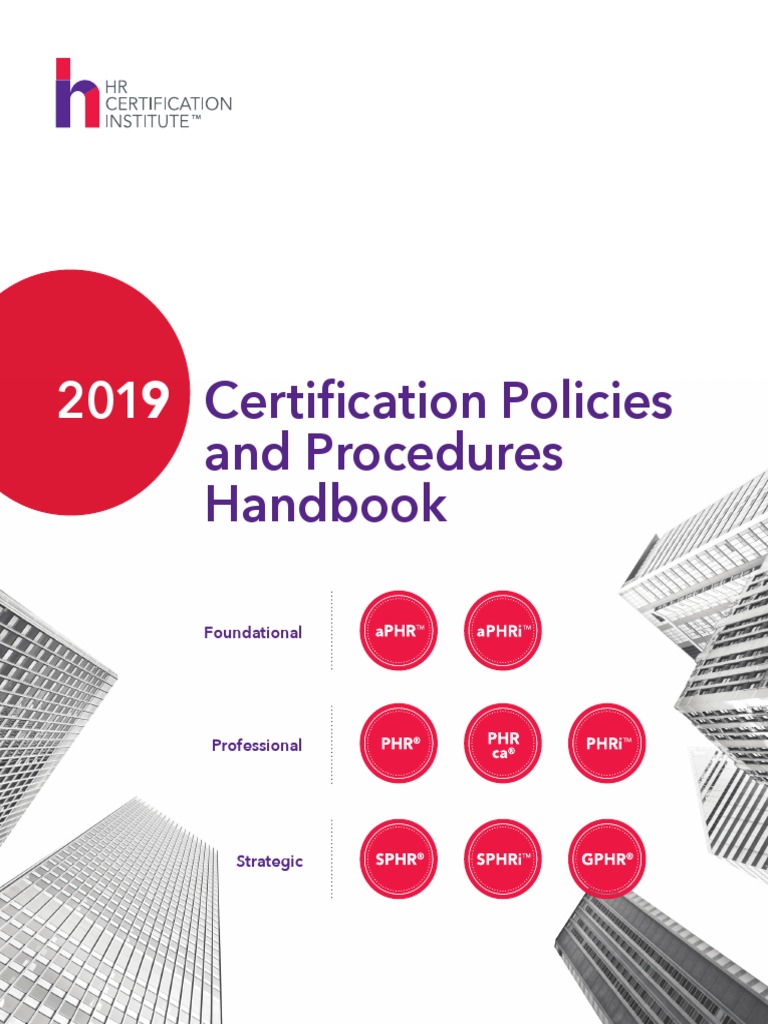 Cert Handbook | PDF | Professional Certification | Test (Assessment)