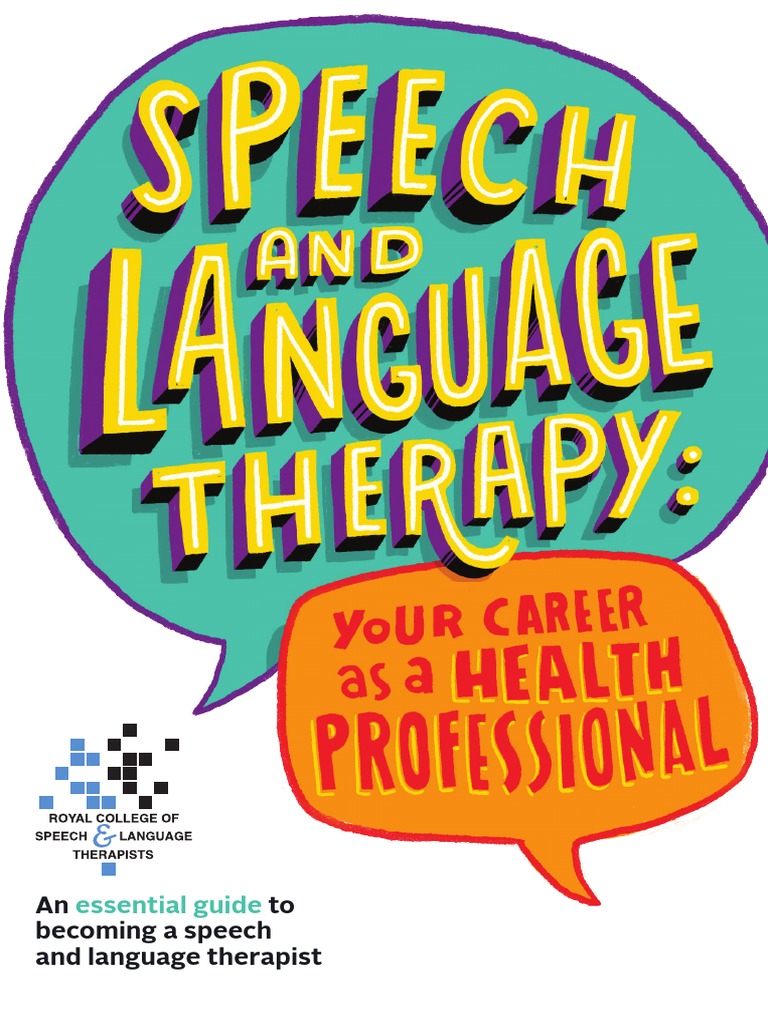A Career in SLT Booklet | PDF | Speech Language Pathology | Psychotherapy