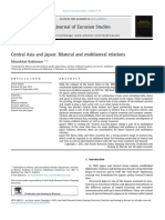 Central Asia and Japan Bilateral and Multilatera - 2014 - Journal of Eurasian S