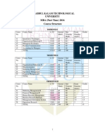 MBA(PartTime)2016CourseStructure