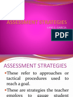 Assessment Strategies