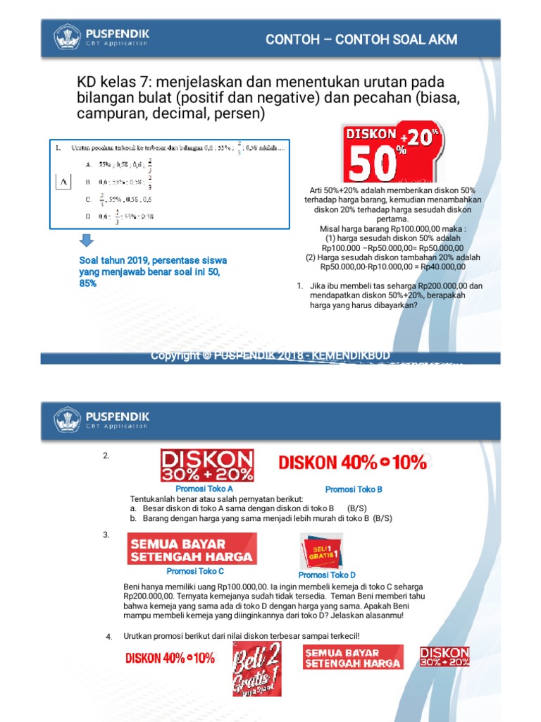 Akm Contoh Soal