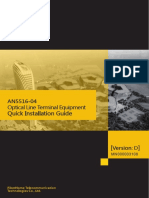 AN5516-04 Optical Line Terminal Equipment Quick Installation Guide (Version D) PDF