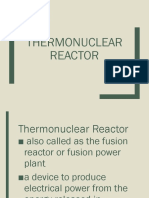 Thermonuclear Reactor
