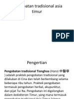 Pengertian Pengobatan Asia Timur