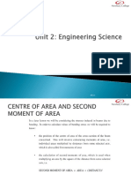 Lesson 3 CENTRE OF AREA AND SECOND MOMENT OF AREA