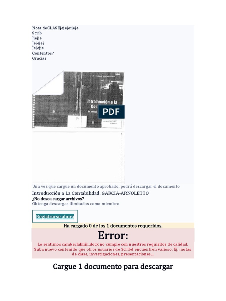 Nota Scribd | PDF