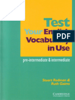 Test Your English Vocabulary in Use PREIntermediate Intermediate PDF