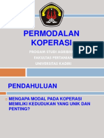 Permodalan Koperasi