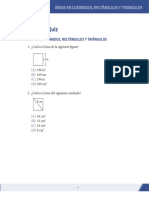 16.7 QUIZ Areas en Cuadrados, Rectángulos y Triangulos