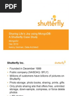 Sharing Lifes Joy With Mongodb: A Shutterfly Case Study