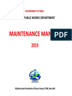 CPWD Maintenance - Manual - 2019 PDF