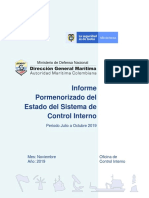 Informe Pormenorizado Del Estado de Control Interno III 2019