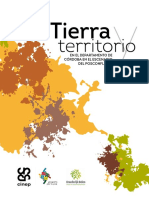 Tierra y terriotrio en el departamento de Córsoba en el posconflicto.pdf