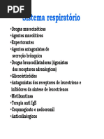 Farmacologia do sistema respiratorio
