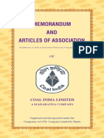 Memorandum - and - Articles - of - Association - of - Coal - India - Limited - 21012015