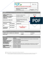 MSDS - Limpiador de Cristales Garend PDF