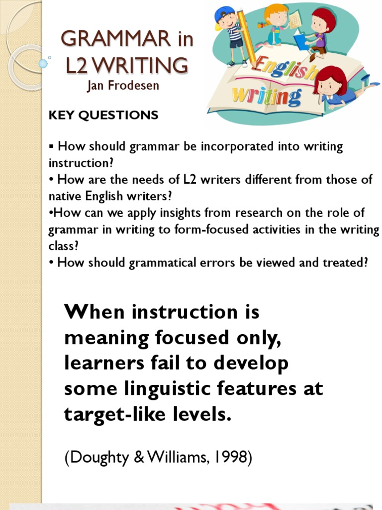 Grammar's Role in L2 Writing Instruction | PDF | Second Language | Symbols