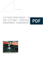 Cutting processes - plasma arc cutting - process and equipment considerations - Job Knowledge 51 - TWI