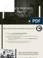 Black Panther Party CH S 245 Presentation