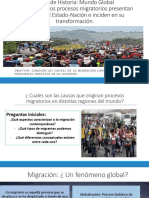 Taller de Historia - MUNDO GLOBAL - CAUSAS DE LA MIGRACION