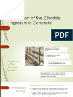 Prediction of The Chloride Ingress Into Concrete