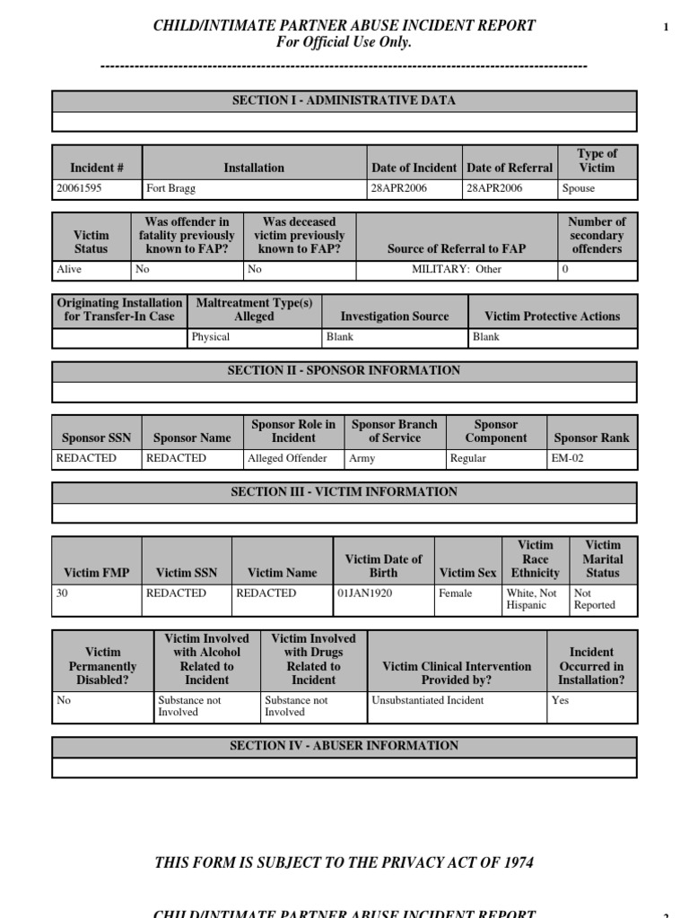 CREW: Department of Defense: Regarding Domestic Violence - Department ...