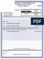 Esguerra Certificate