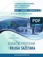 Final program and book of abstracts for the 2nd Croatian Congress on Psychosomatic Medicine and Psychotherapy