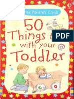 50 Things To Do With Your Toddler Usborne Parent S Cards PDF