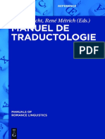 Albrecht, Jörn, Métrich, René - Manuel de Traductologie-De Gruyter (2016)