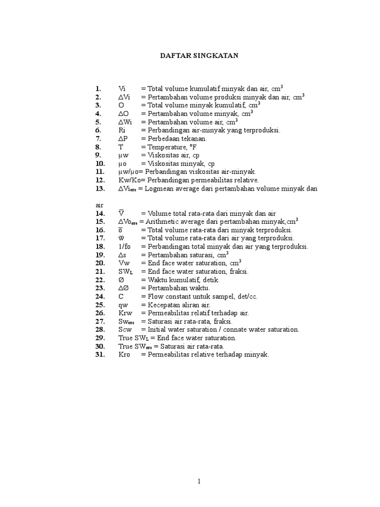 Daftar Singkatan Pdf