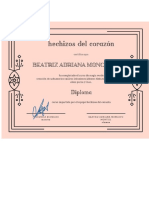 Diploma Beatriz Adriana Moncayo Montiel