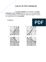 Linear Inequality in Two Variables