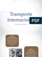 Tipos de Transporte